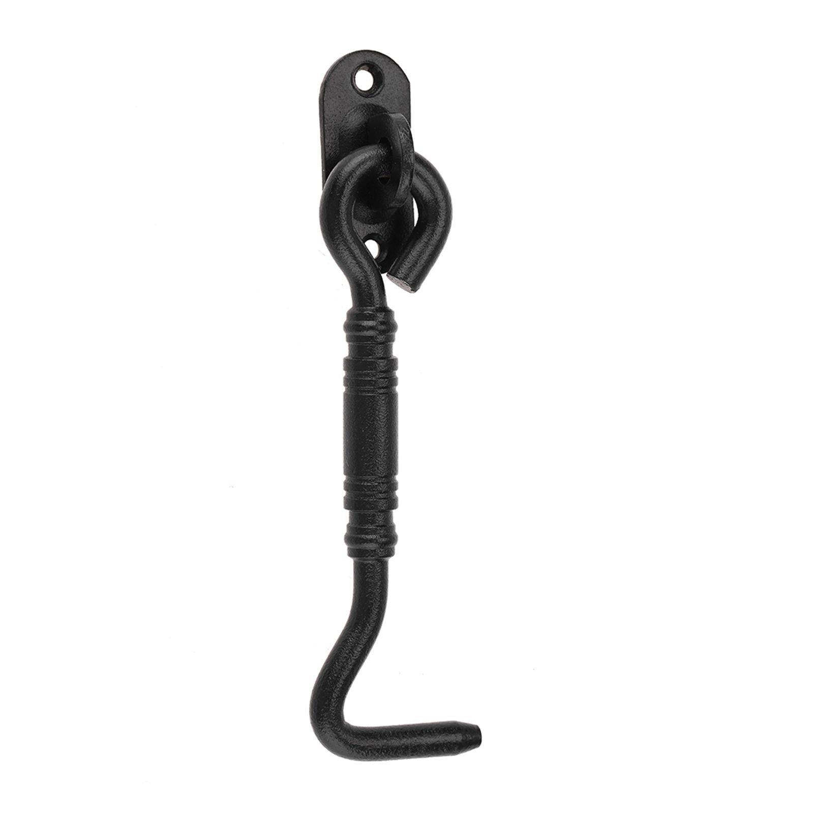 Black Color 201 Stainless Steel Cabin Hook and Eye Latch Lock for Shed Gate view 9