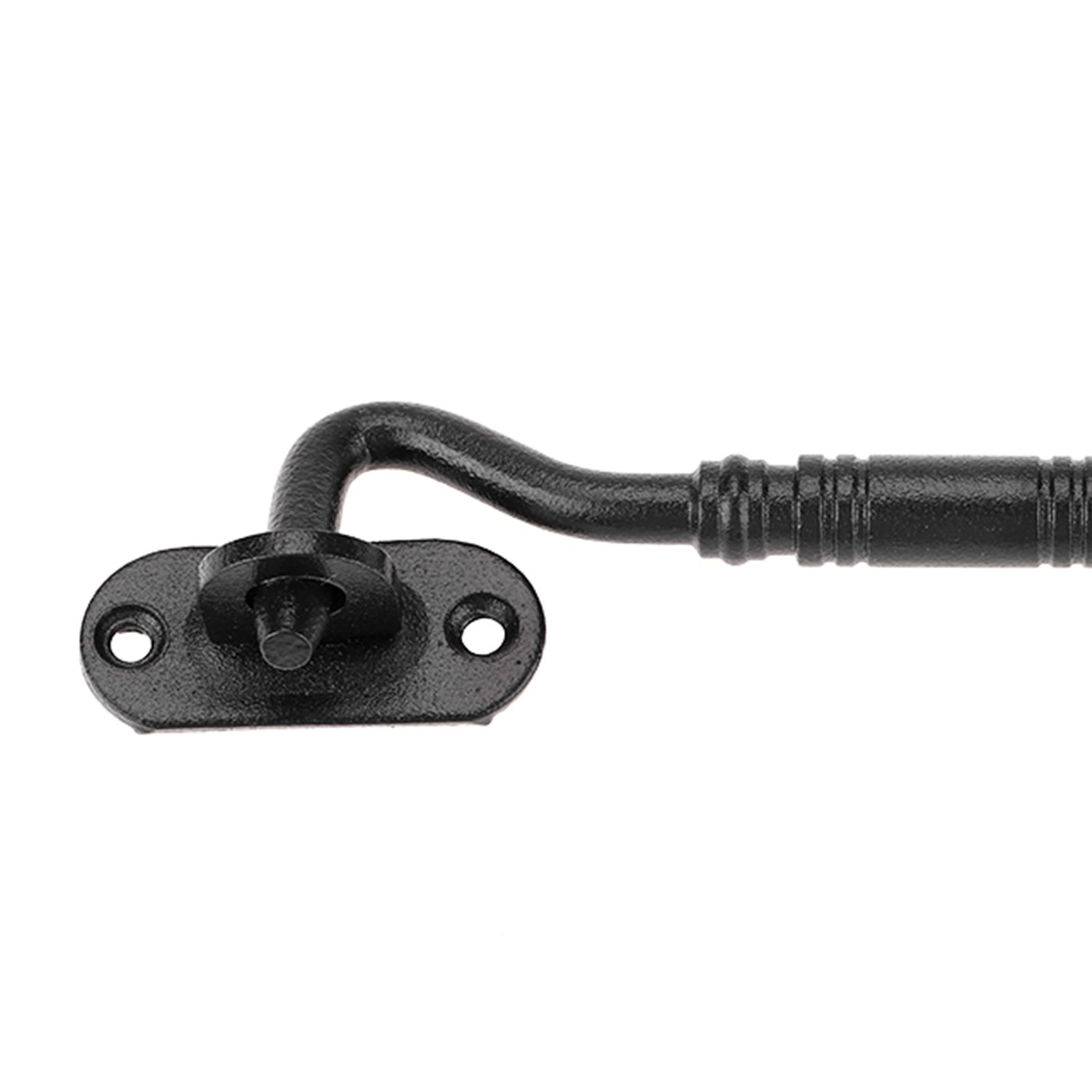 Black Color 201 Stainless Steel Cabin Hook and Eye Latch Lock for Shed Gate view 15