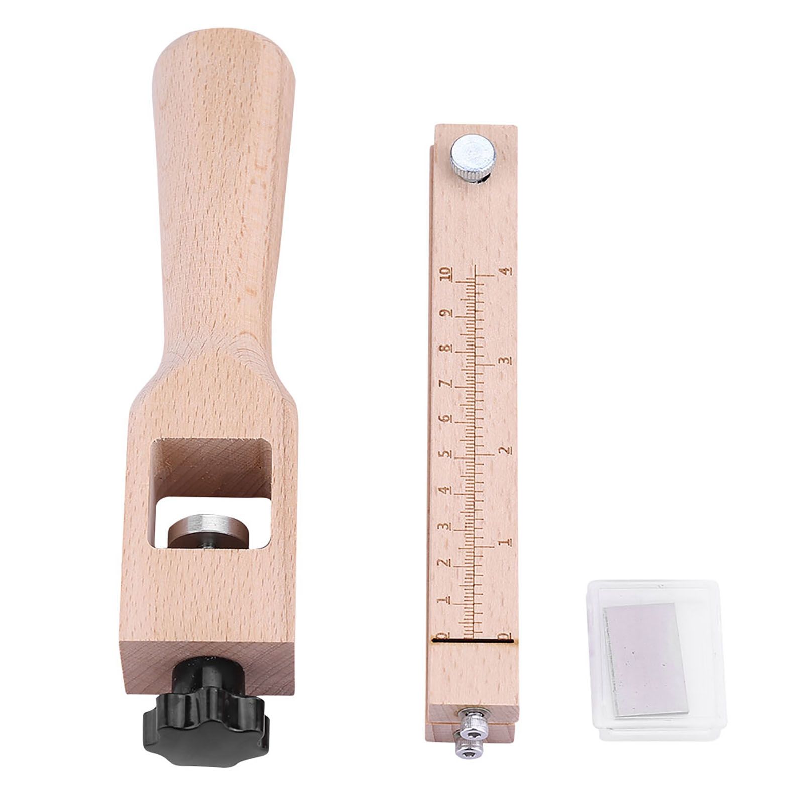 Wooden Hand Leather Strip Strap Adjustable Cutting Tool DIY Craft Tools Cutter