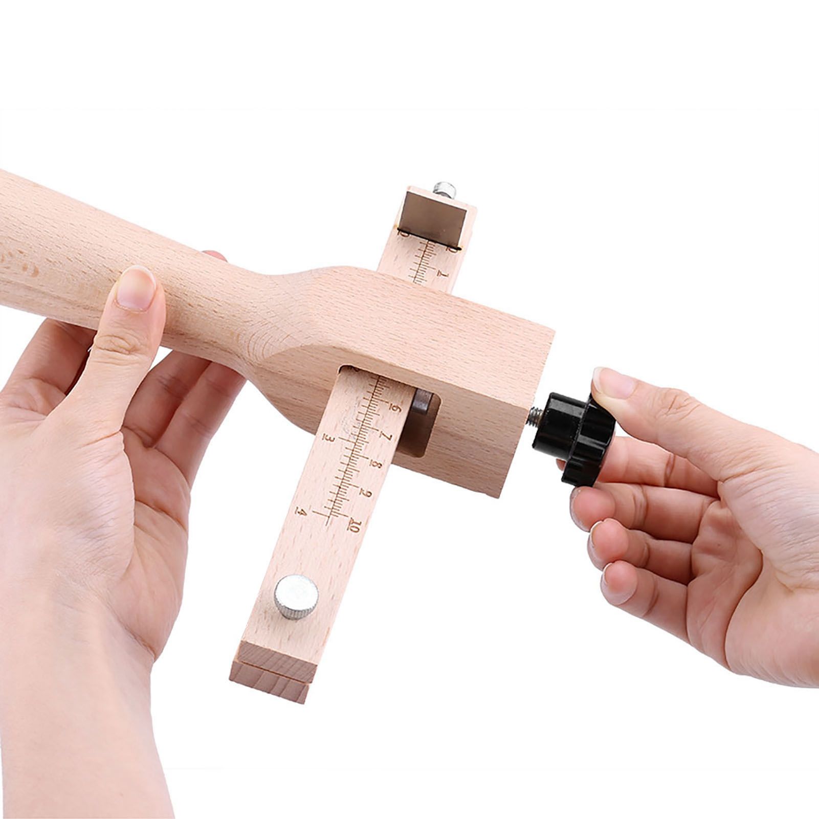 Wooden Hand Leather Strip Strap Adjustable Cutting Tool DIY Craft Tools Cutter view 5