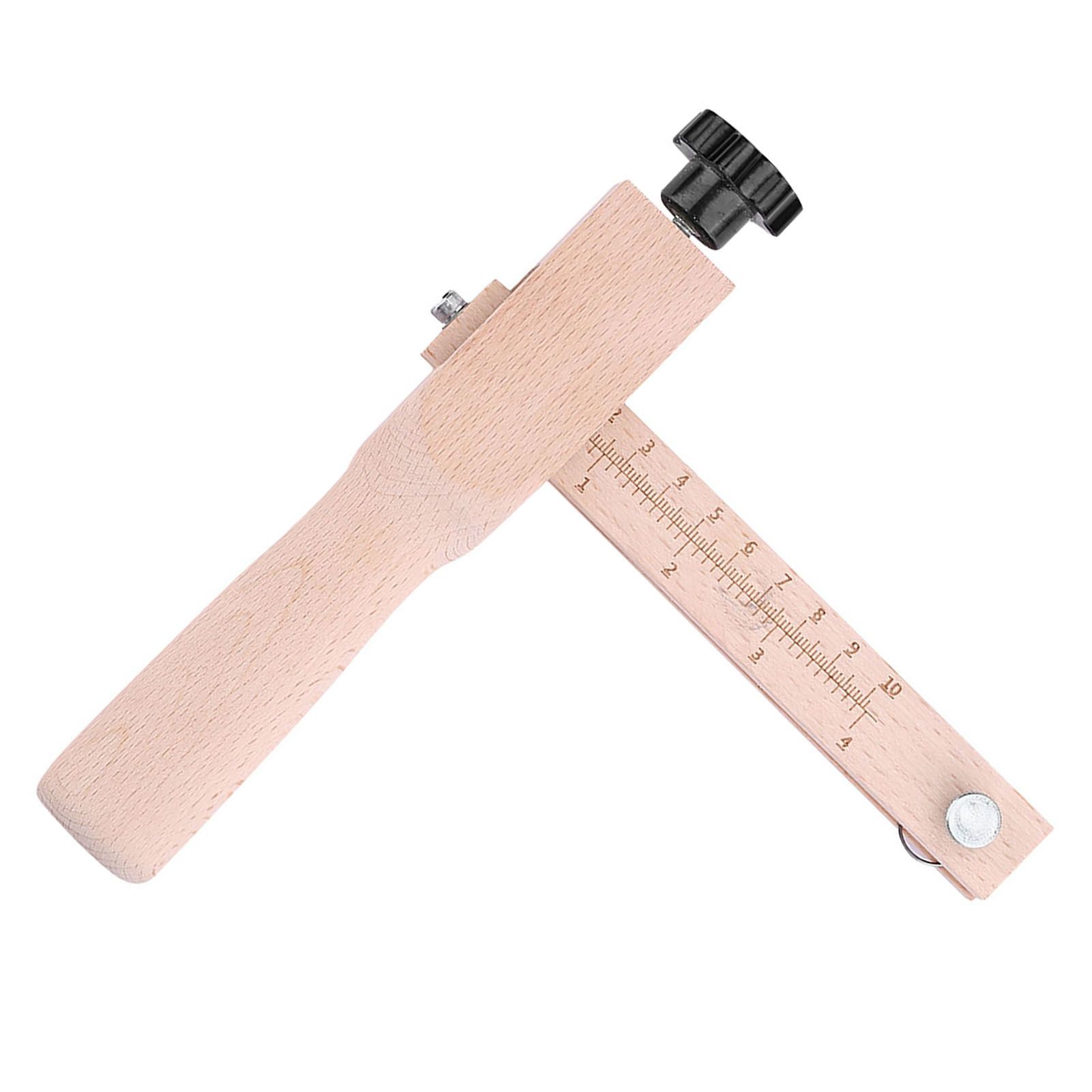 Wooden Hand Leather Strip Strap Adjustable Cutting Tool DIY Craft Tools Cutter view 6