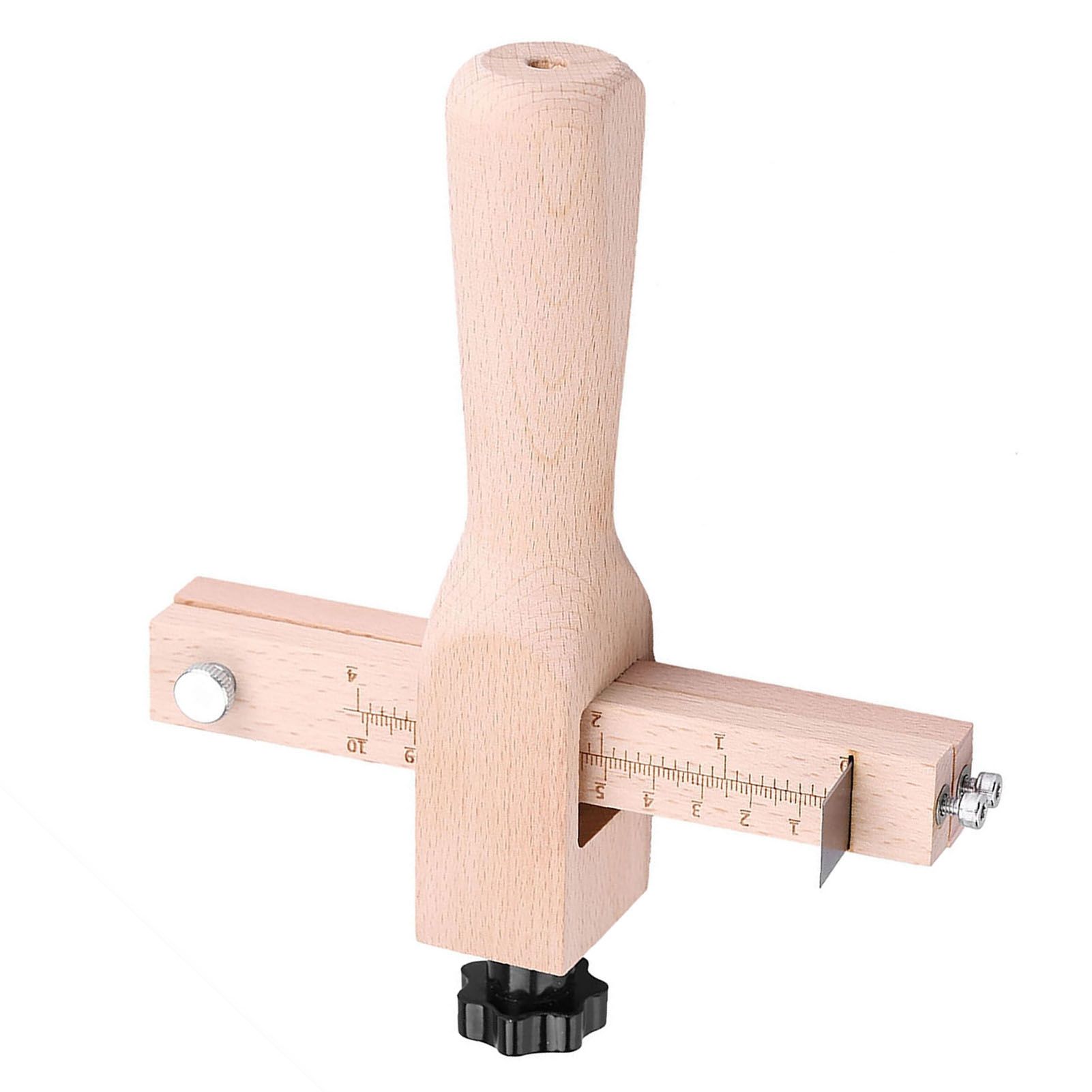 Wooden Hand Leather Strip Strap Adjustable Cutting Tool DIY Craft Tools Cutter view 10