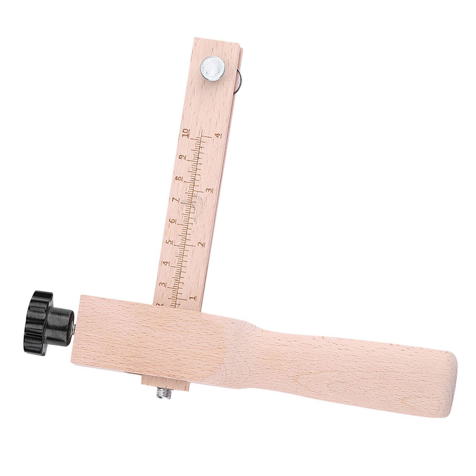 Wooden Hand Leather Strip Strap Adjustable Cutting Tool DIY Craft Tools Cutter view 12