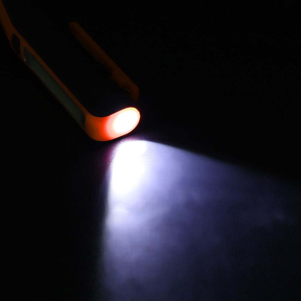 Rechargeable COB LED Flashlight Hand Pocket Pen Work Light with Magnetic view 12