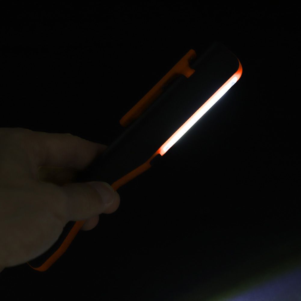 Rechargeable COB LED Flashlight Hand Pocket Pen Work Light with Magnetic view 13