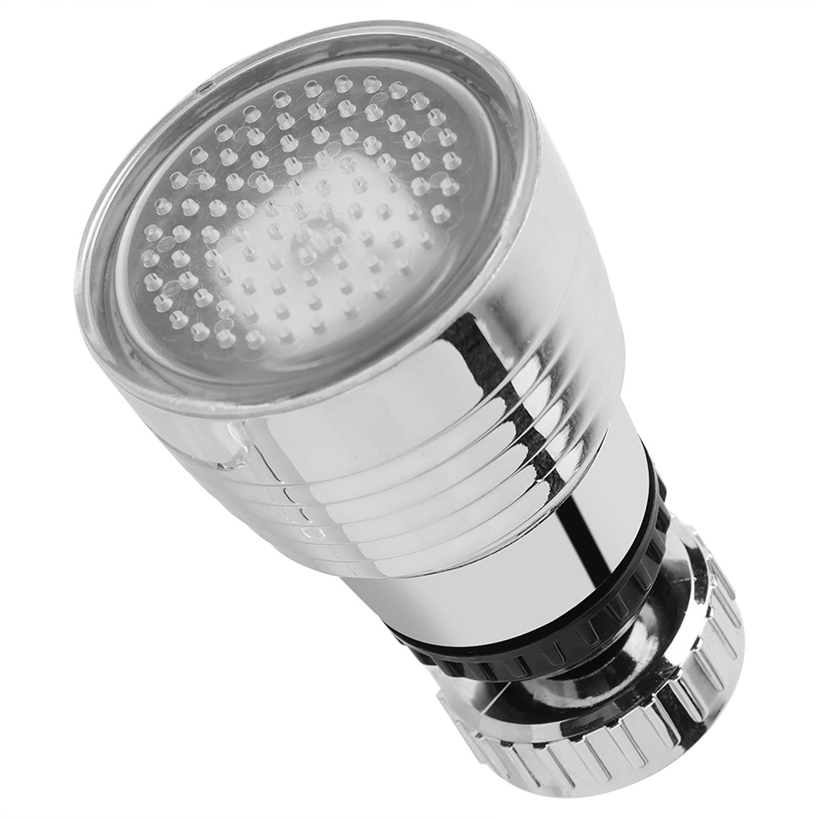 360°Swivel 3Colors Temperature Controlled LED Light Kitchen Sink Faucet Spray view 8