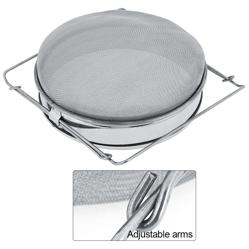 Stainless Steel Beekeeping Double Honey Sieve Strainer Extractor Filter Mesh view 4