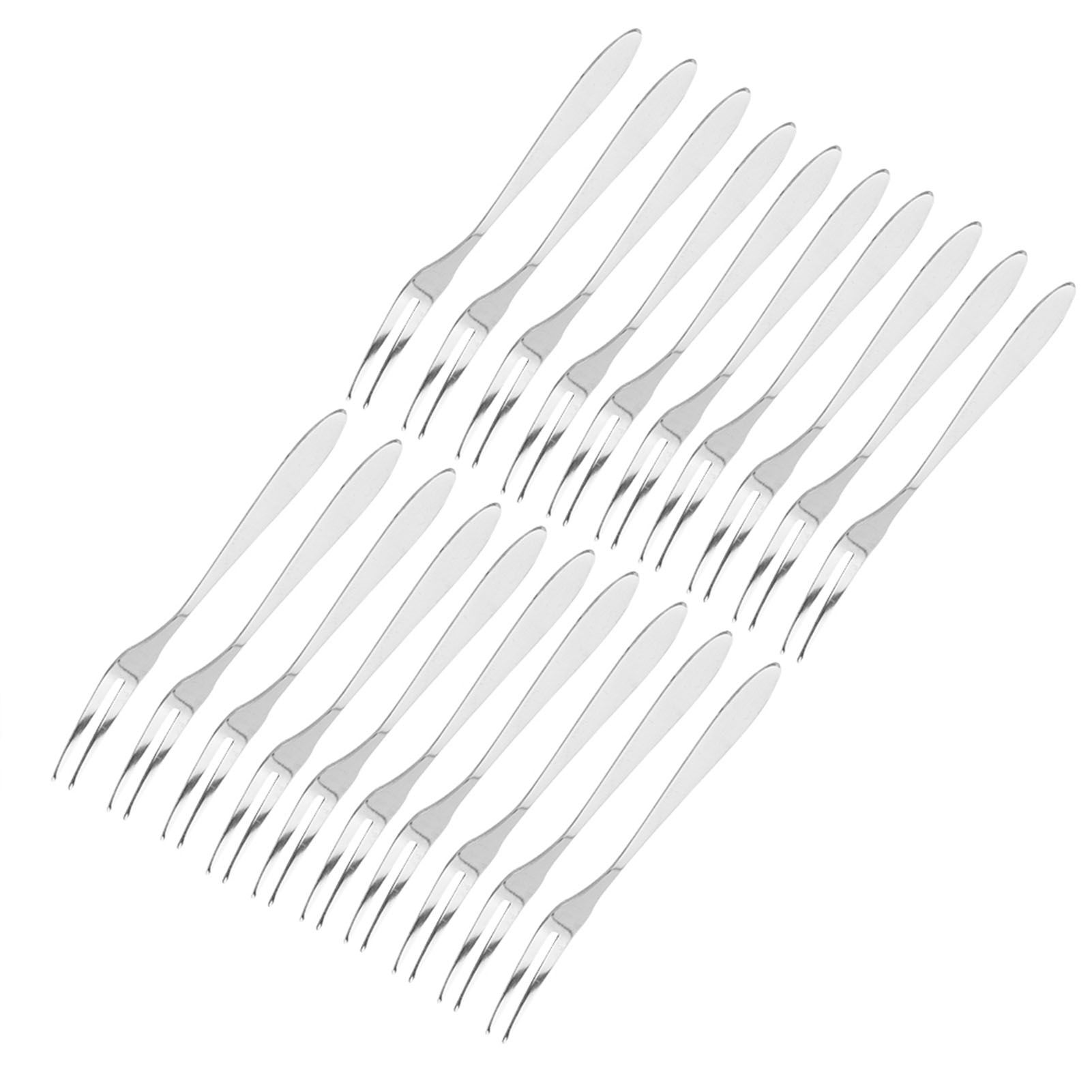 20Pcs/set Stainless Steel Fruit Fork Comfortable Long Handle Cake Desert Fruit view 2