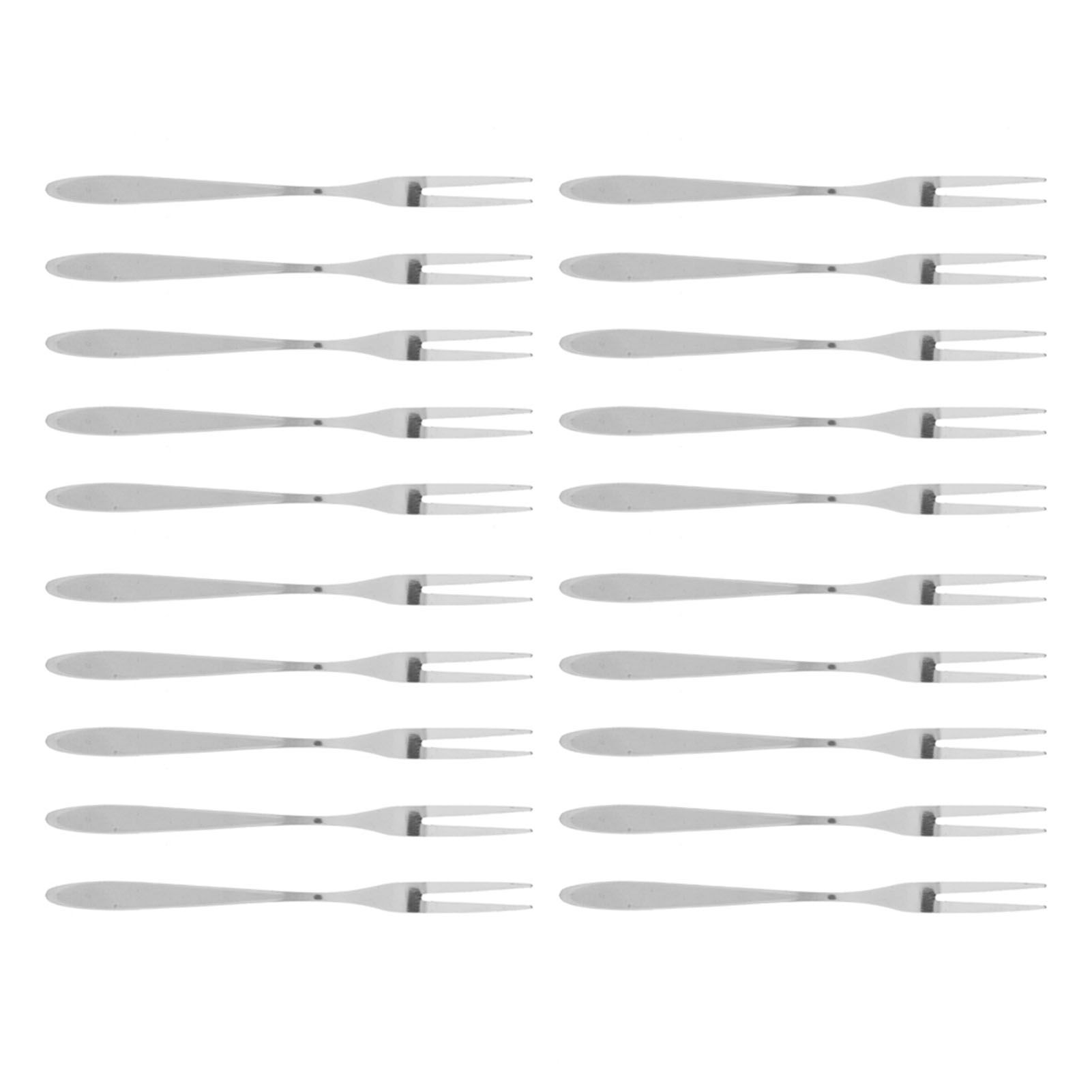 20Pcs/set Stainless Steel Fruit Fork Comfortable Long Handle Cake Desert Fruit view 8