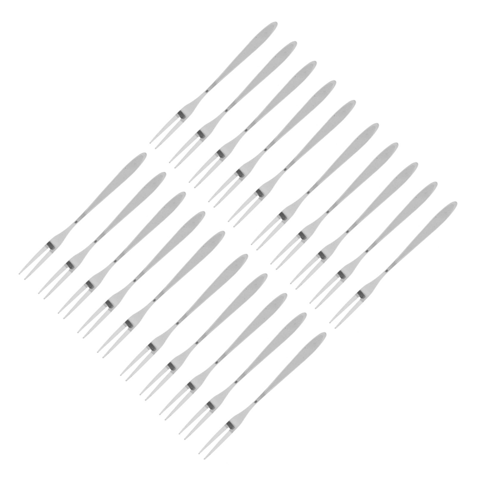 20Pcs/set Stainless Steel Fruit Fork Comfortable Long Handle Cake Desert Fruit view 10
