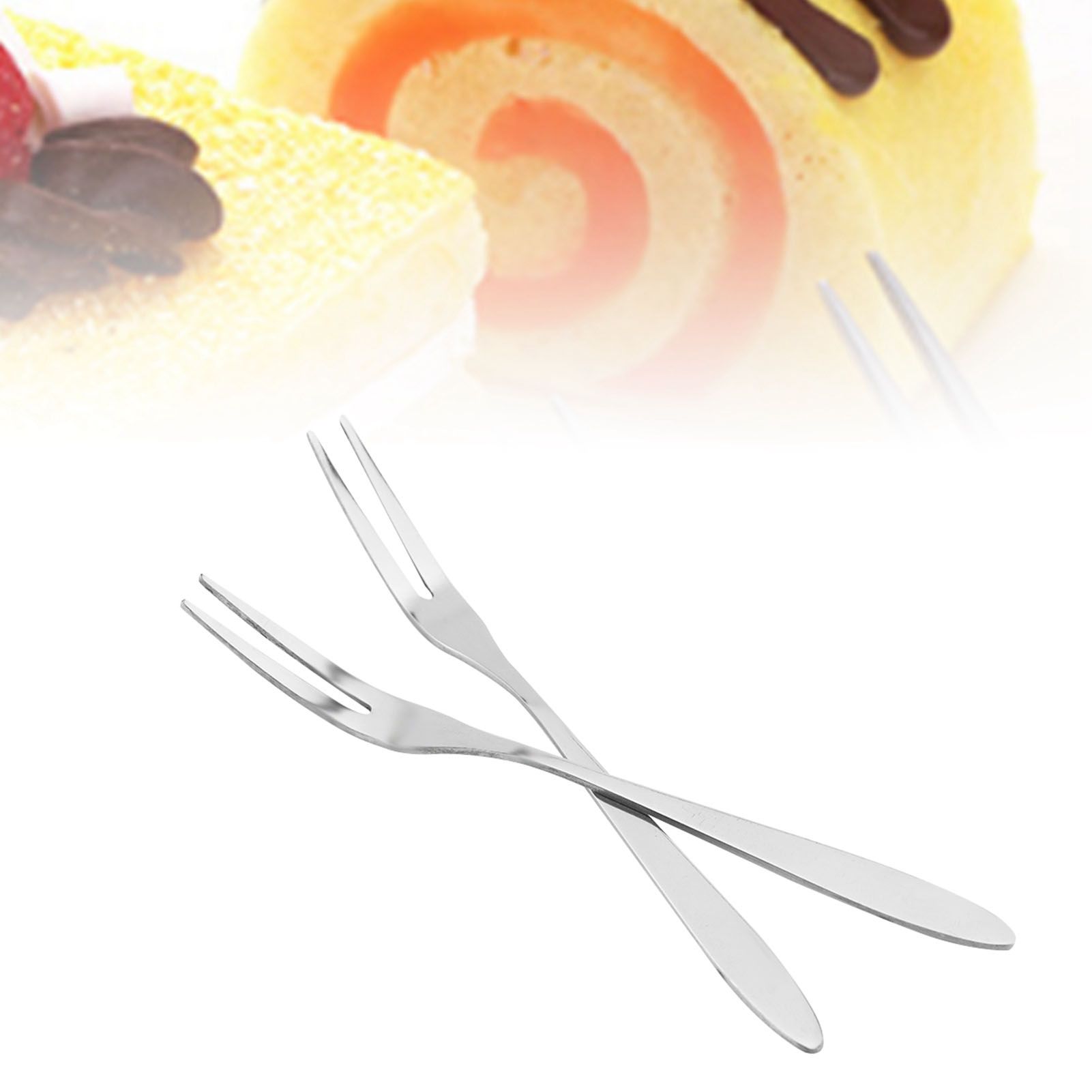 20Pcs/set Stainless Steel Fruit Fork Comfortable Long Handle Cake Desert Fruit view 12
