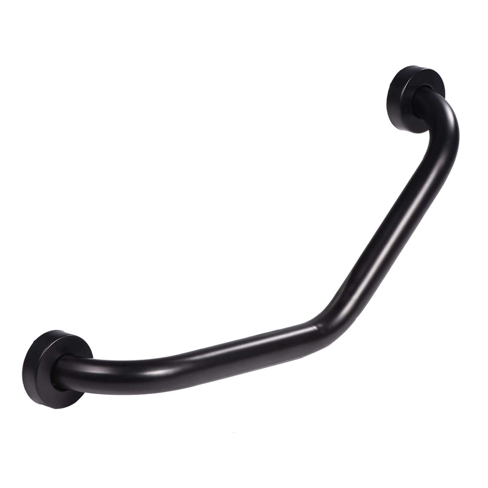 Stainless Steel Curved Shower Tub Safety Grab Bar Towel Rack Wall Mounted view 9
