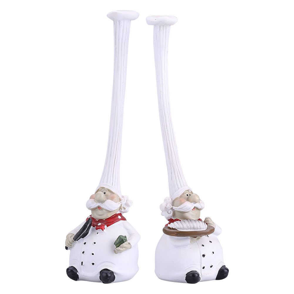 Creative Resin Kitchen Chef Figurine Decor House Restaurant Cafe Decorative view 10