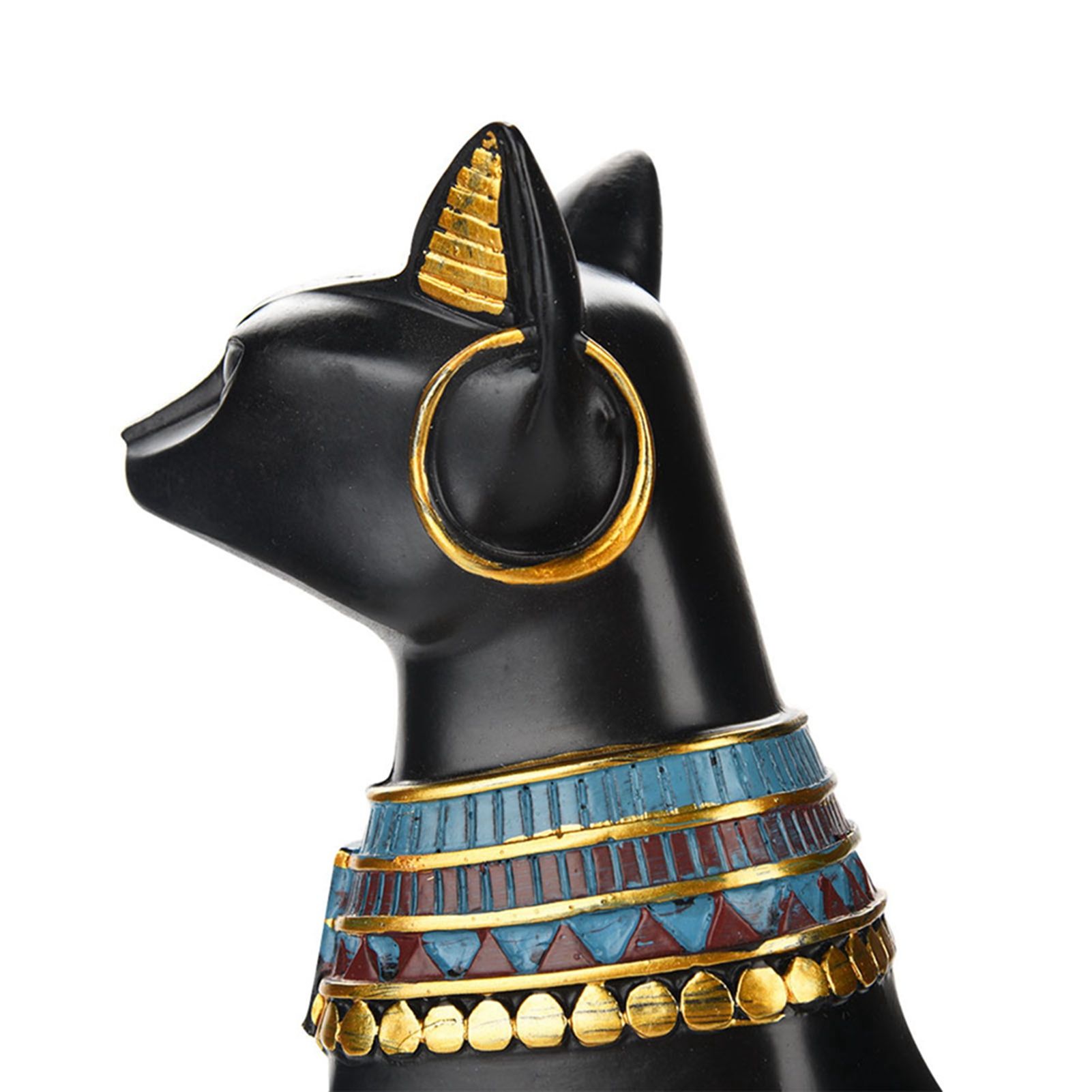 Egyptian Cat Resin Statue Figurine Household Room Ornament Crafts Gifts Home view 13