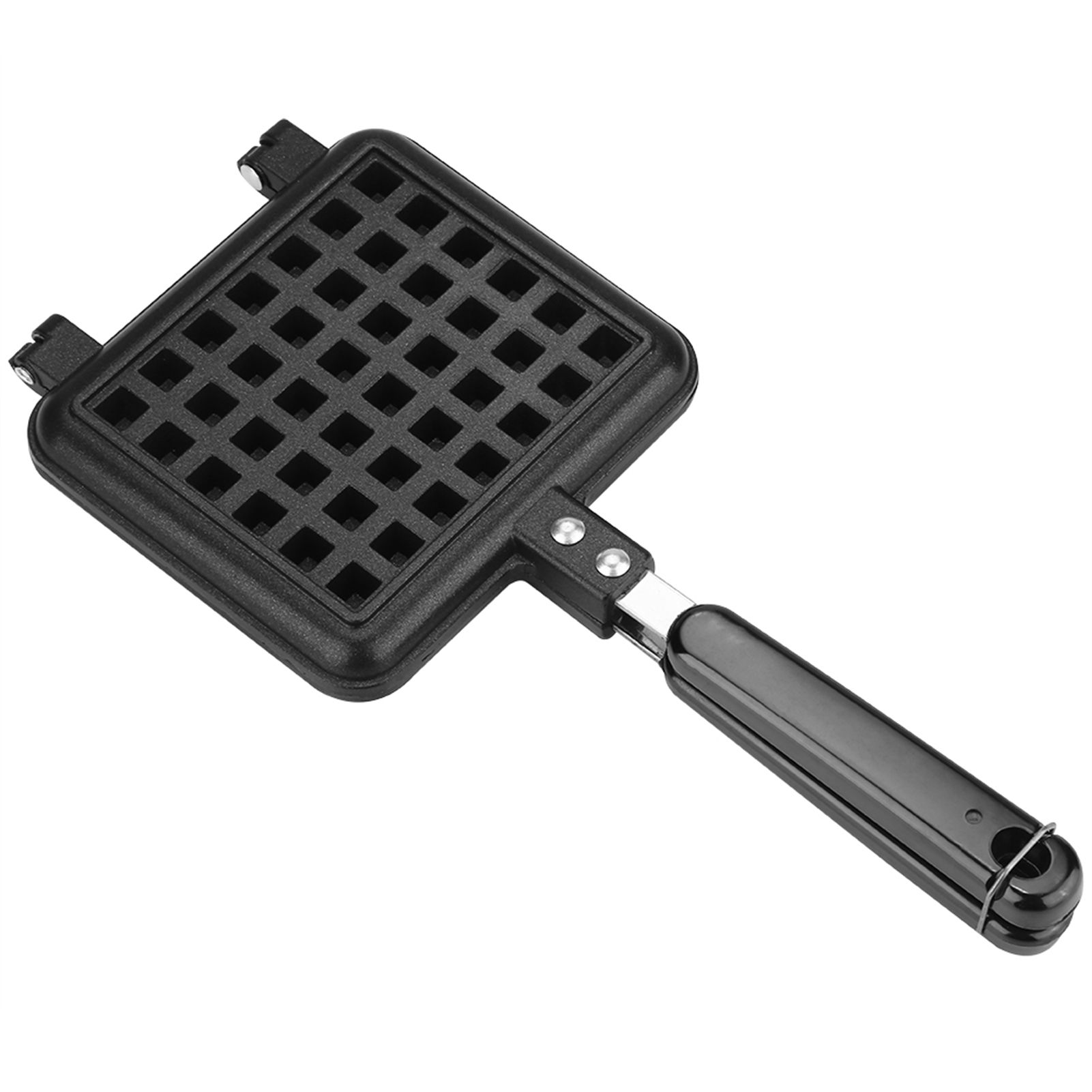 Household Kitchen Gas NOn Stick Waffle Maker Pan Mould Mold Press Plate view 9