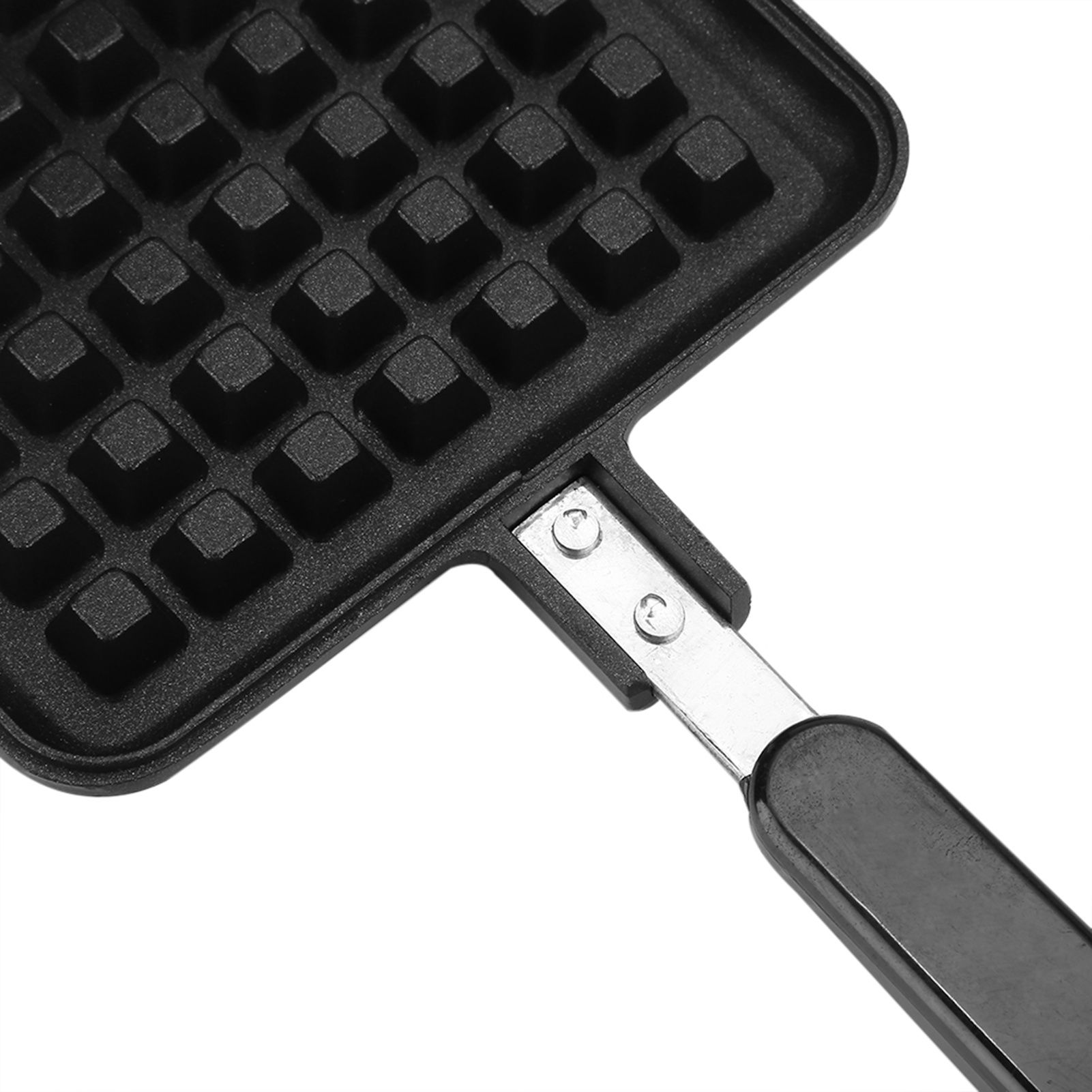 Household Kitchen Gas NOn Stick Waffle Maker Pan Mould Mold Press Plate view 13