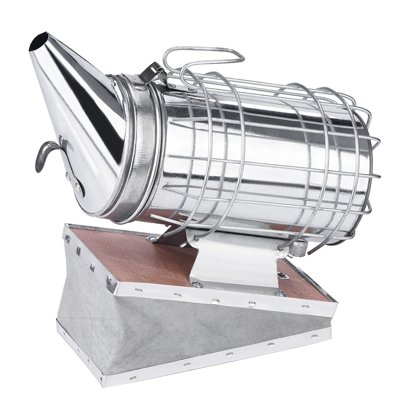 Bee Hive Smoker with Heat Shield Protection Board Iron Beekeeping Equipment view 7