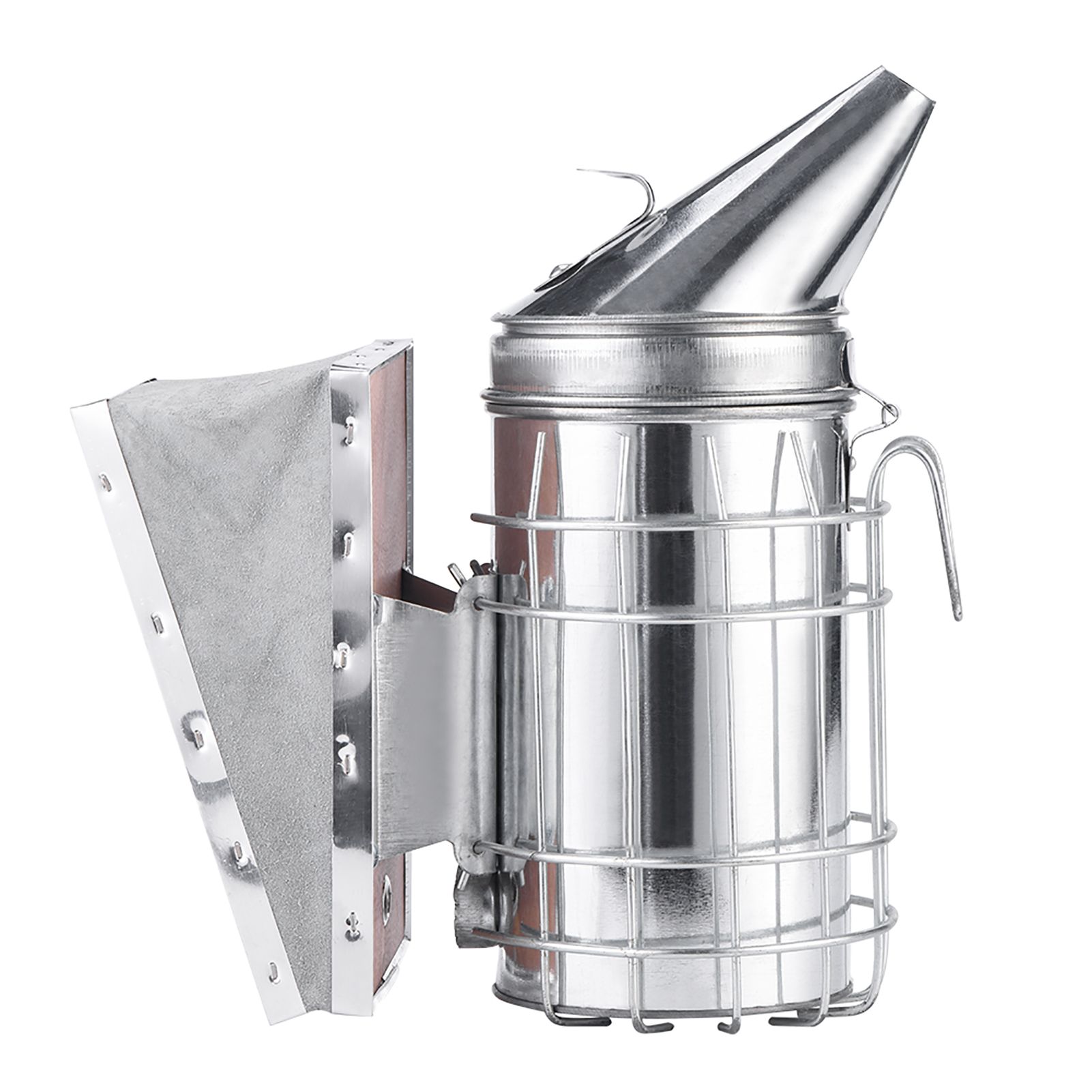 Bee Hive Smoker with Heat Shield Protection Board Iron Beekeeping Equipment view 8