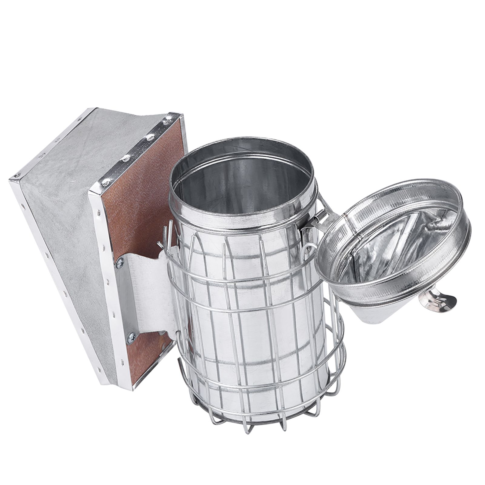 Bee Hive Smoker with Heat Shield Protection Board Iron Beekeeping Equipment view 11
