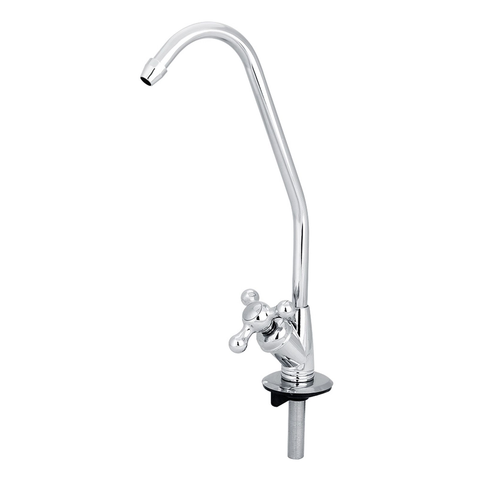 1/4'' Zinc Alloy Kitchen Faucet Tap Chrome Reverse Osmosis RO Drinking Water view 11