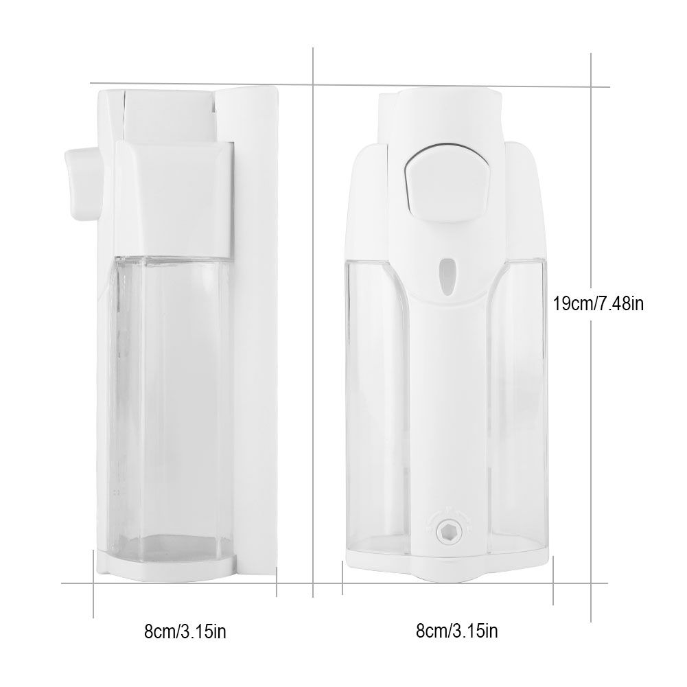350ml Bathroom Hotel Wall Mounted Plastic Soap Liquid Shampoo Lotion Manual view 6