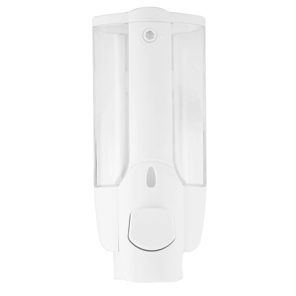 350ml Bathroom Hotel Wall Mounted Plastic Soap Liquid Shampoo Lotion Manual view 11