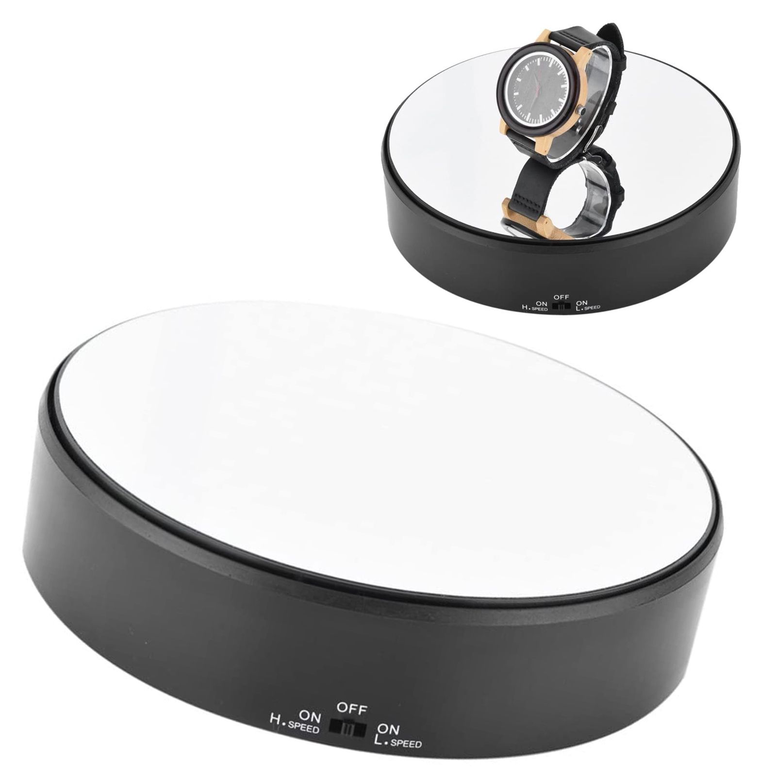 Mirror Surface 360° Rotary Display Stand Adjustable Rotating Speed Turntable view 12
