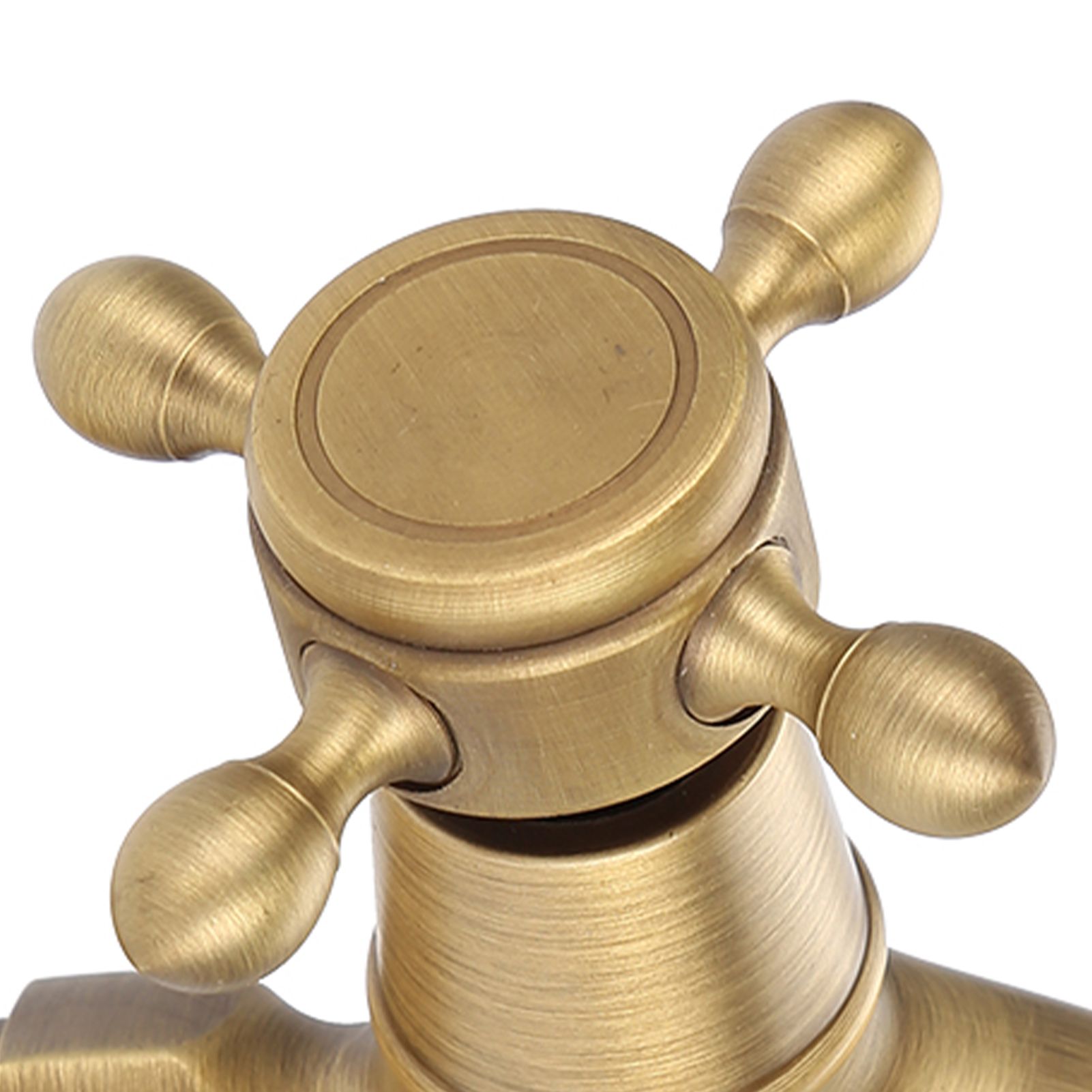 Vintage Solid Brass Single Handle Faucet for Washing Machine Wall Mounted view 13