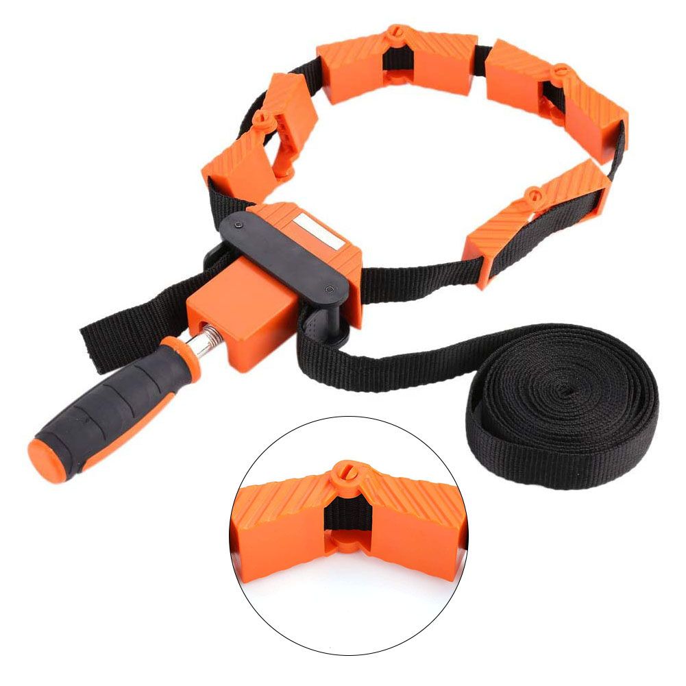 Nylon MultiFunction Binding Belt Clamp Frame Woodworking Tool Polygons Angle Clip view 3