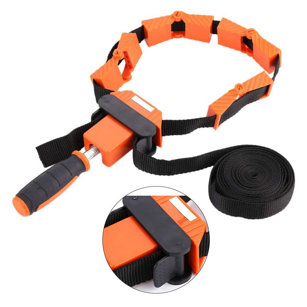 Nylon MultiFunction Binding Belt Clamp Frame Woodworking Tool Polygons Angle Clip view 5