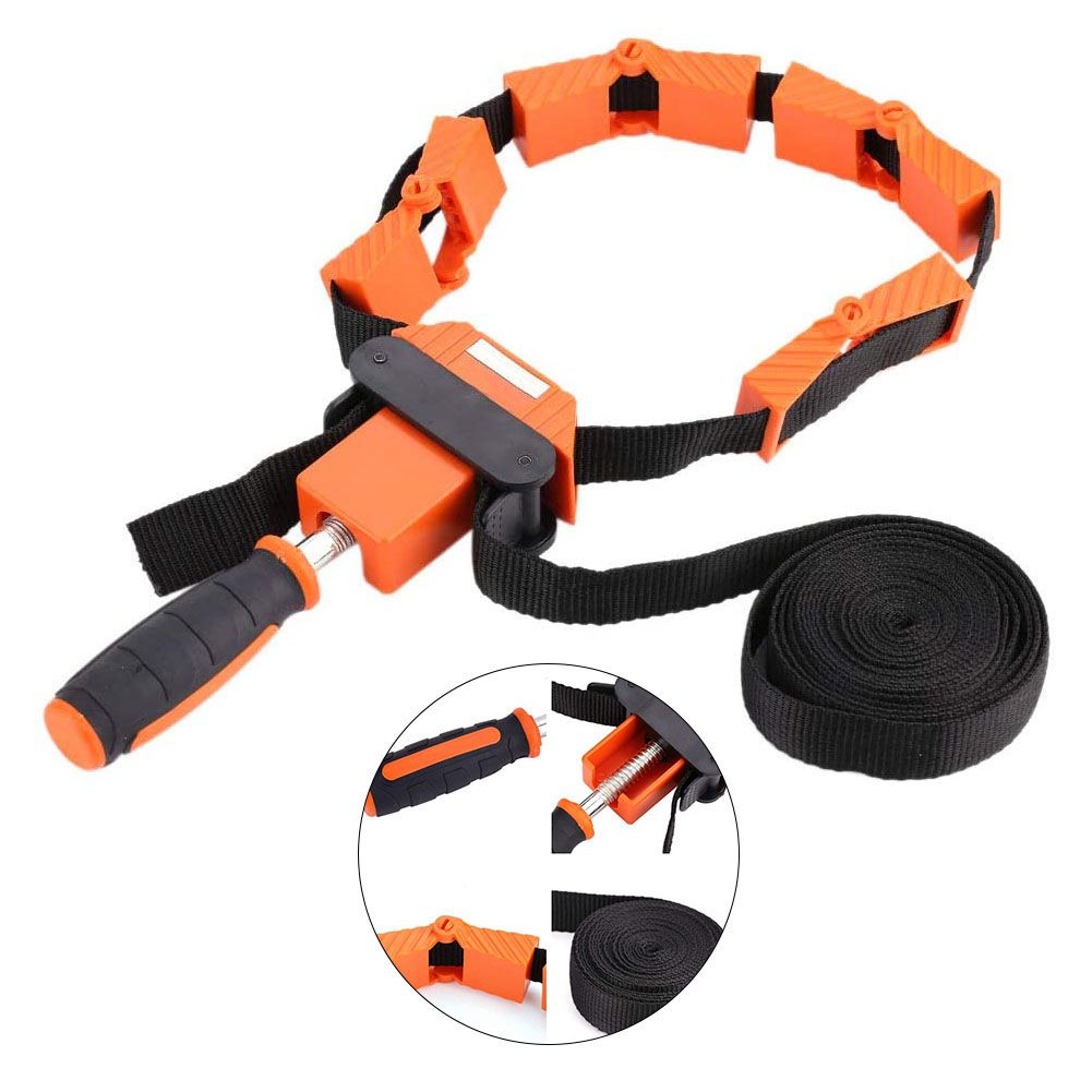 Nylon MultiFunction Binding Belt Clamp Frame Woodworking Tool Polygons Angle Clip view 6