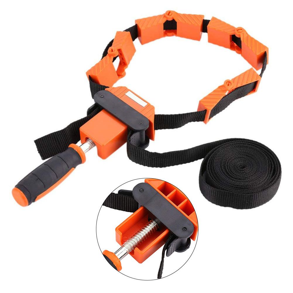 Nylon MultiFunction Binding Belt Clamp Frame Woodworking Tool Polygons Angle Clip view 7