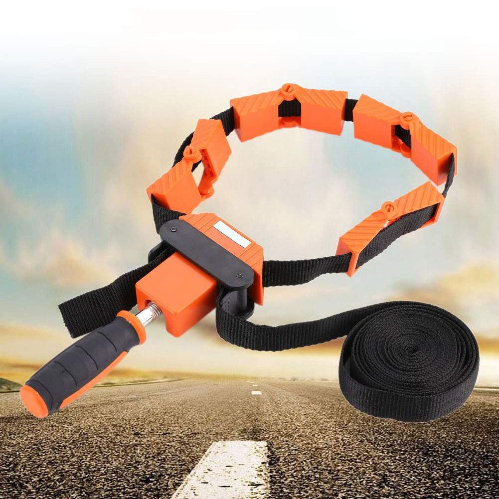 Nylon MultiFunction Binding Belt Clamp Frame Woodworking Tool Polygons Angle Clip view 9