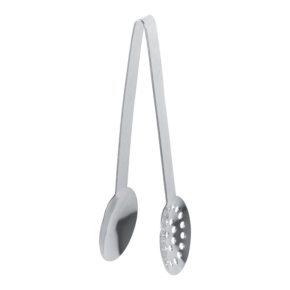 2pcs Kitchen Craft Tool Stainless Steel Round Tea Bag Tongs Squeezer Holder Grip view 2
