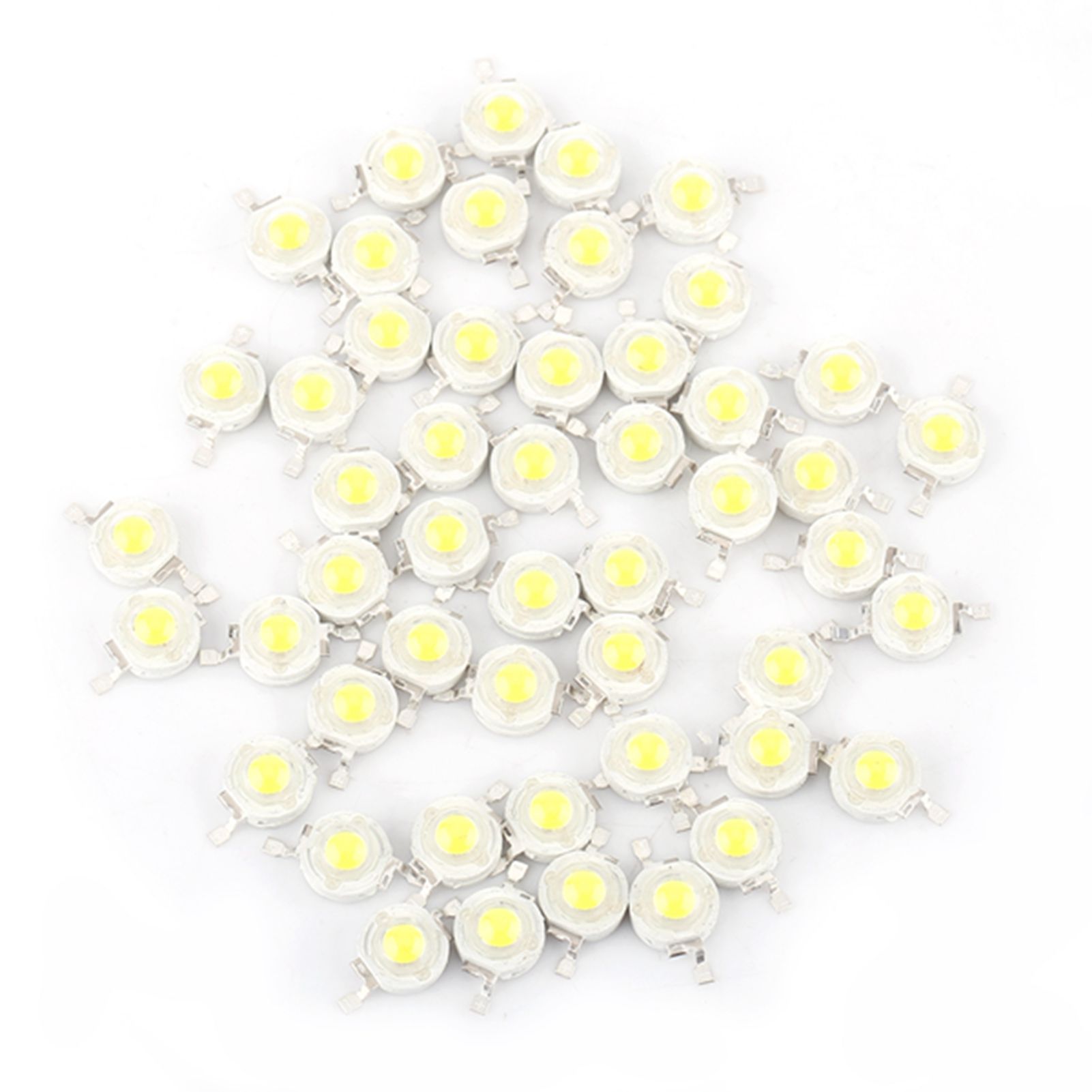 50pcs SMD 1W LED Lamp Bulb Beads Chip For Home Floodlight Spotlight High Power — image 1