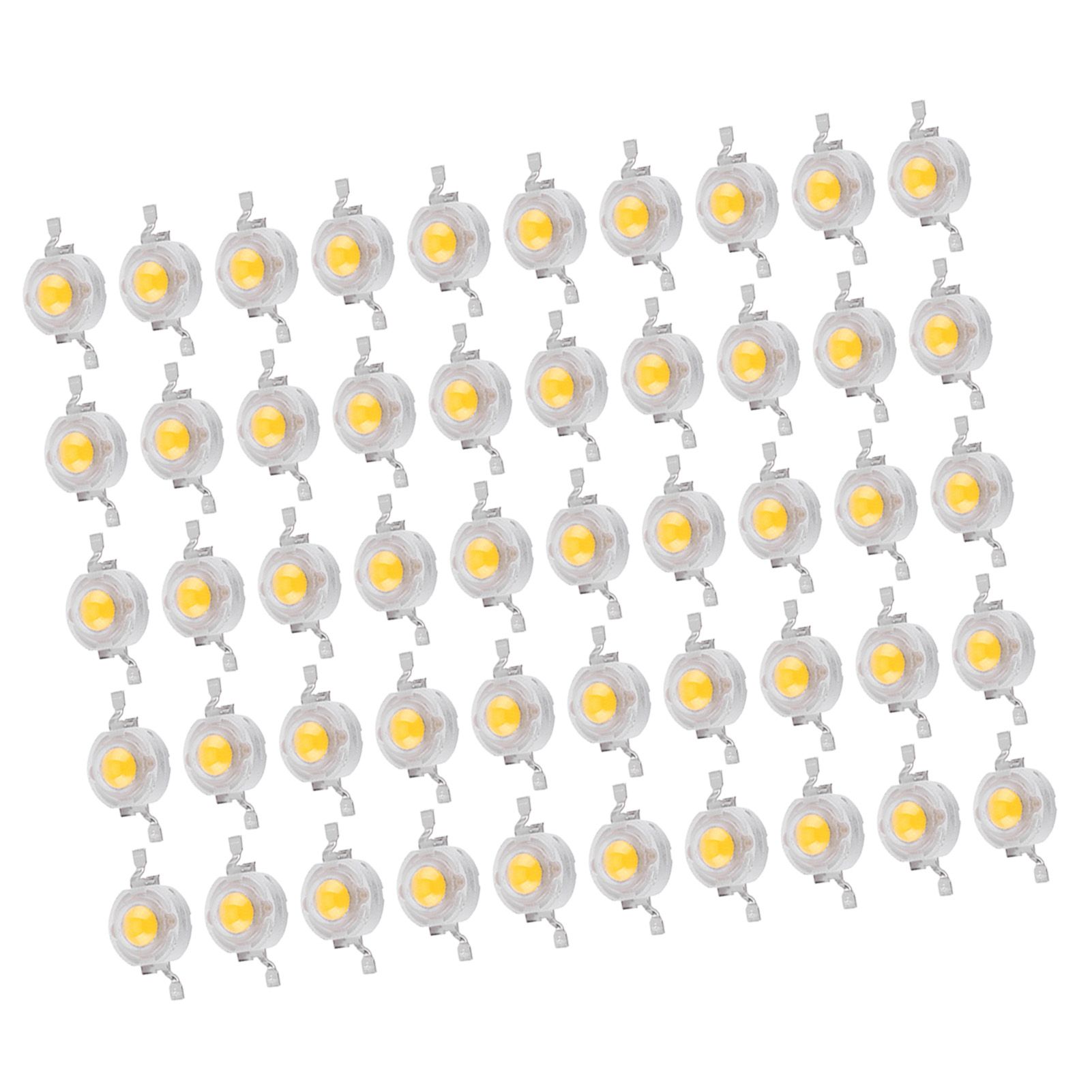 50pcs SMD 1W LED Lamp Beads Bulb Chip For Floodlight Spotlight Energy saving view 12