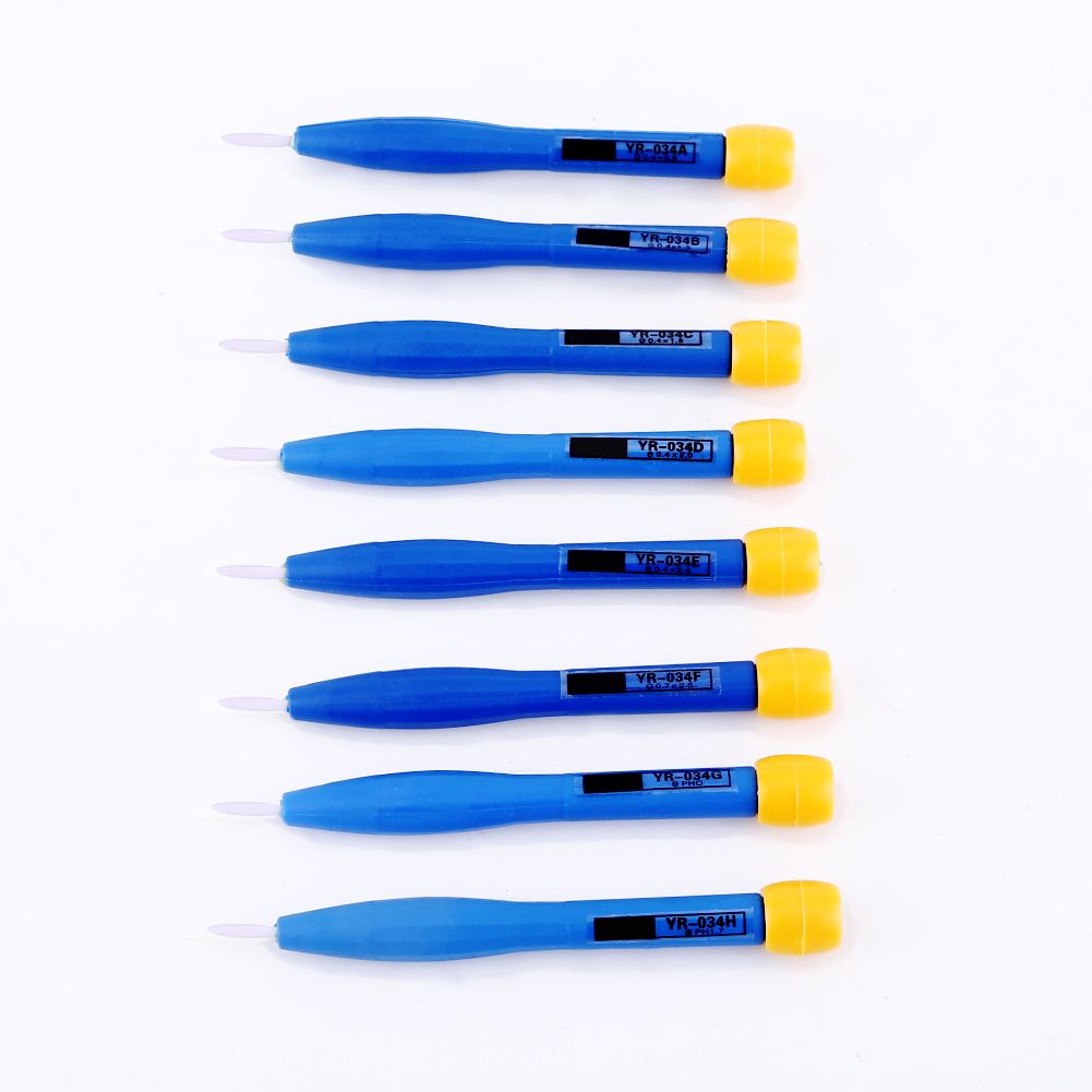 8pcs Adjust Frequency Screwdriver Anti static Plastic Ceramic Set Home Hand view 2