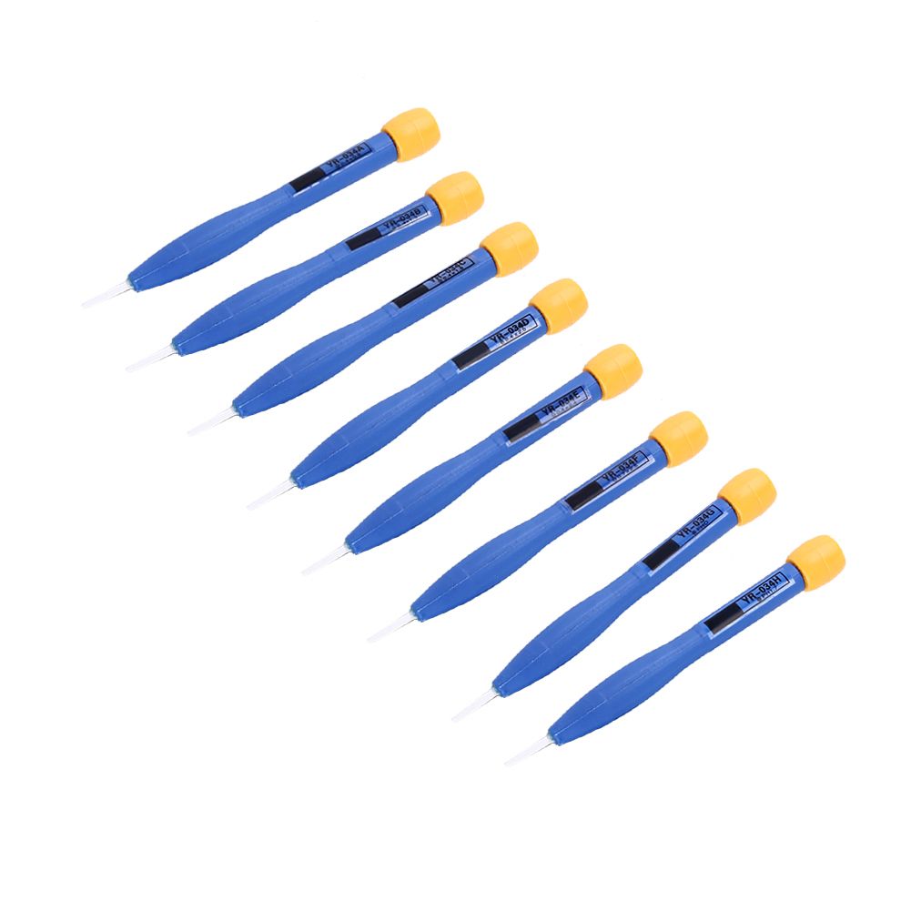 8pcs Adjust Frequency Screwdriver Anti static Plastic Ceramic Set Home Hand view 6