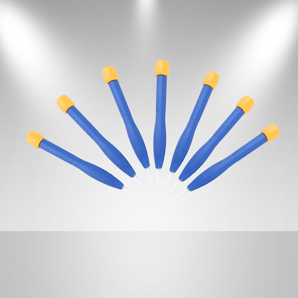 8pcs Adjust Frequency Screwdriver Anti static Plastic Ceramic Set Home Hand view 11