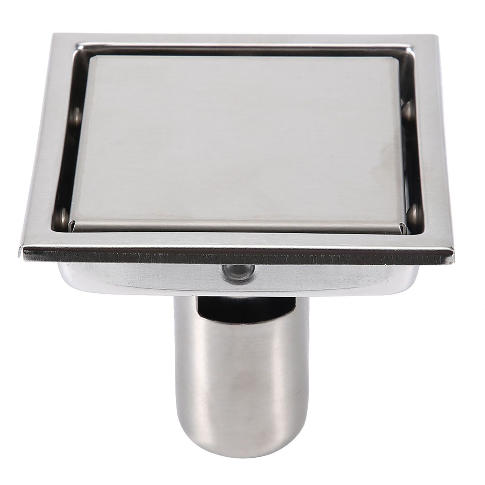 304 Stainless Steel 110 X 110mm Bathroom Shower Tile Insert Square Shower view 2