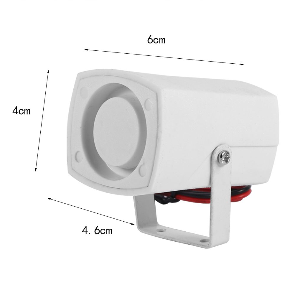 Wired Mini Horn Siren Loud Home Vehicle Security Sound Alarm System With view 11