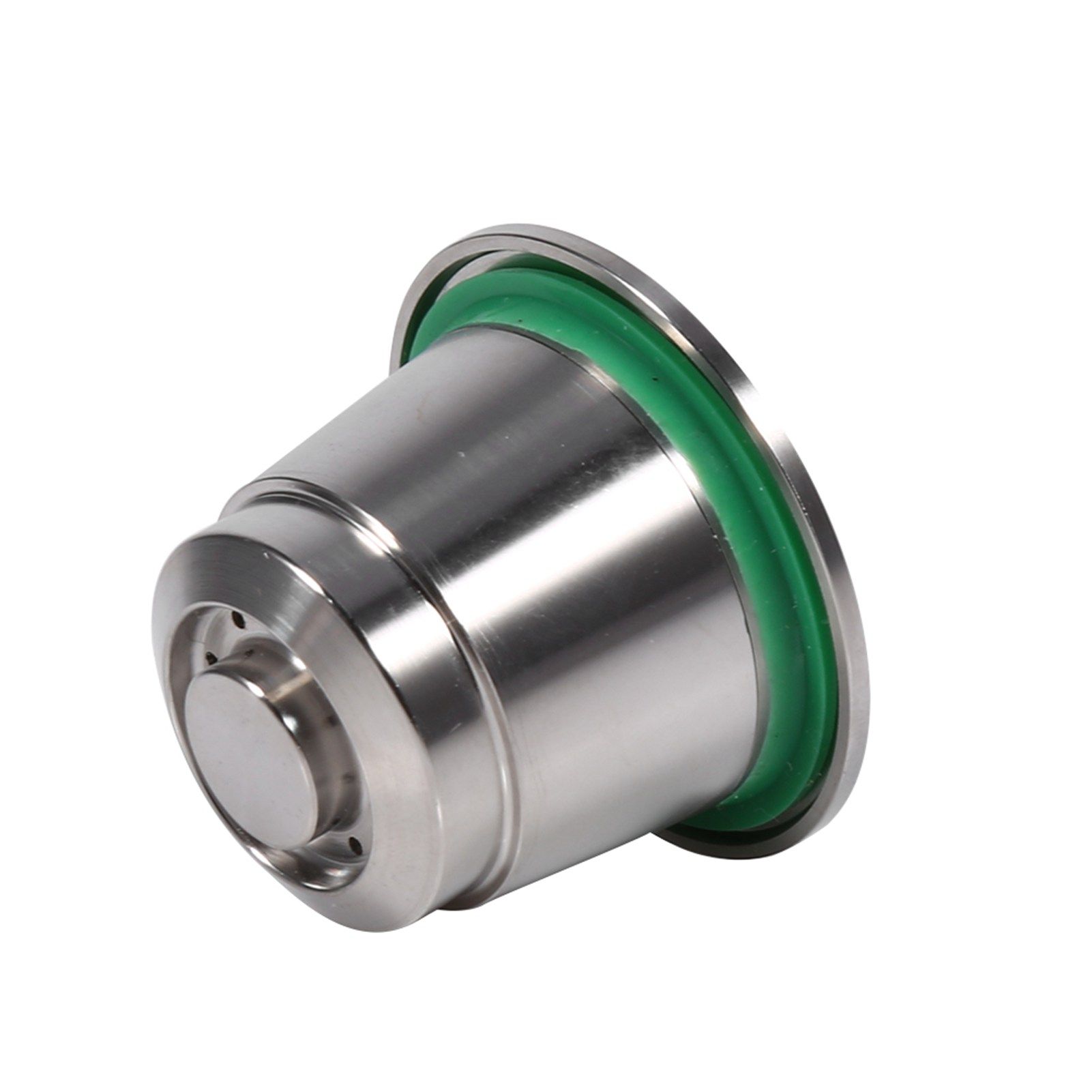 Stainless steel Refillable Reusable Coffee Capsule With Spoon Compatible For view 4