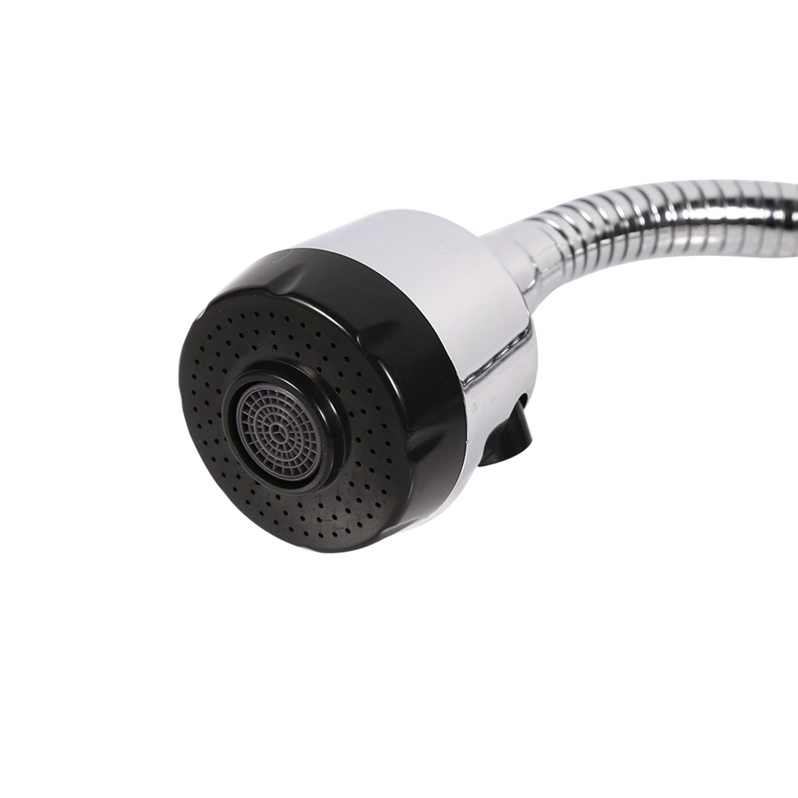 Zinc Alloy Swivel Spout Single Handle Sink Kitchen Faucet Pull Down Spray Cold view 7