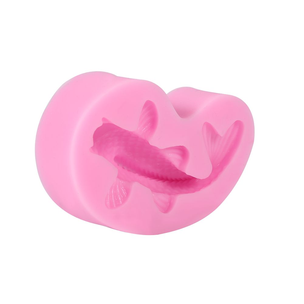 3D Fish Shape Silicone Fondant Mold Cake Decorating Tool Chocolate Sugarcraft view 2