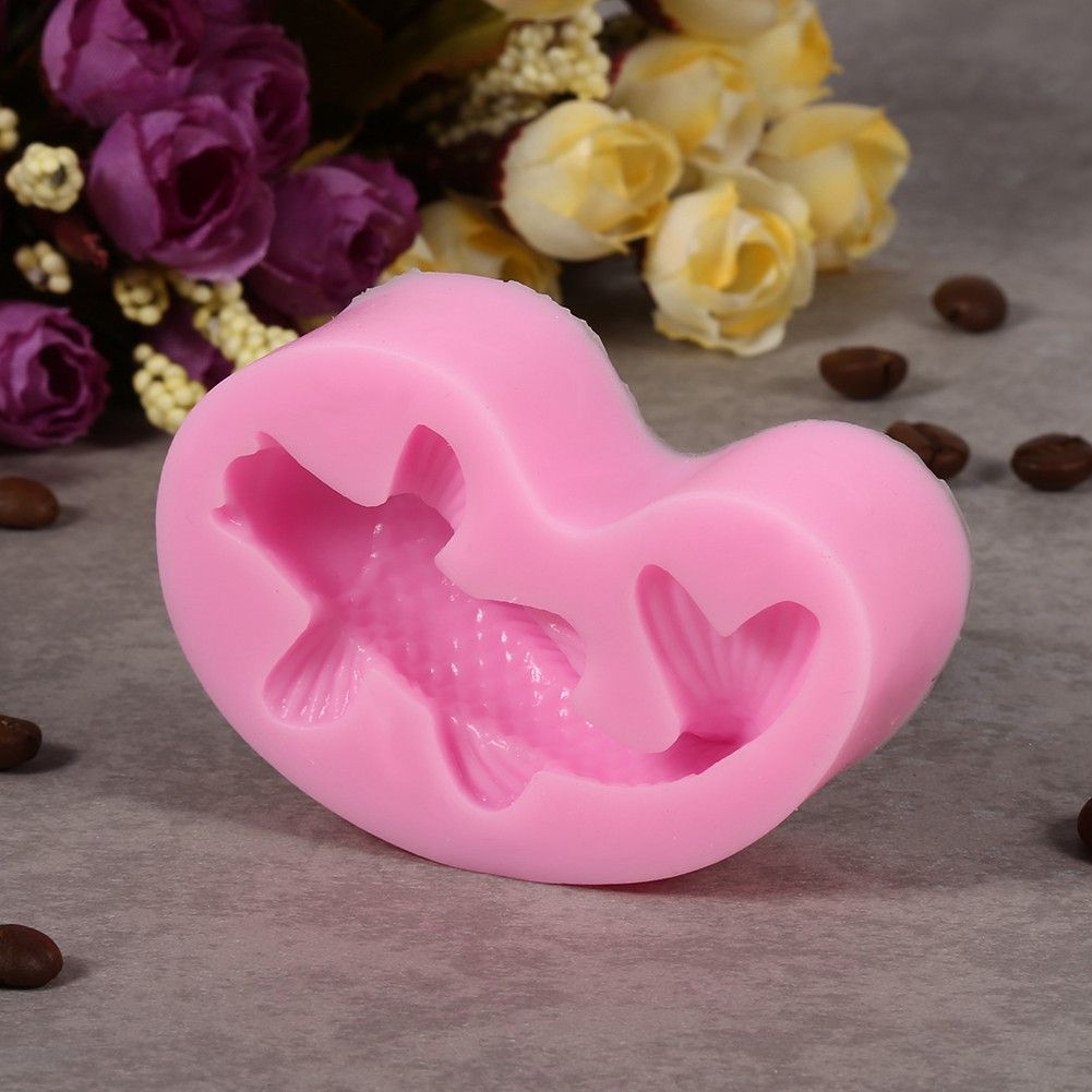 3D Fish Shape Silicone Fondant Mold Cake Decorating Tool Chocolate Sugarcraft view 8