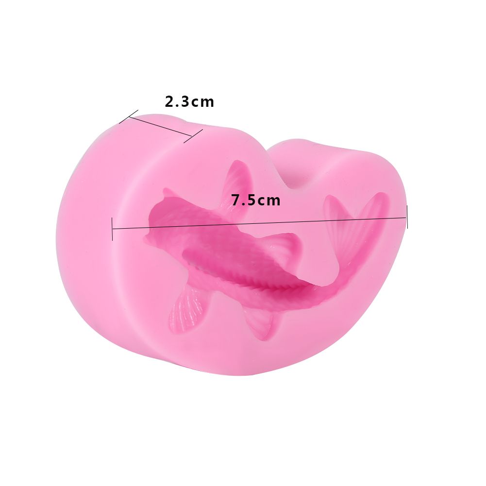 3D Fish Shape Silicone Fondant Mold Cake Decorating Tool Chocolate Sugarcraft view 9