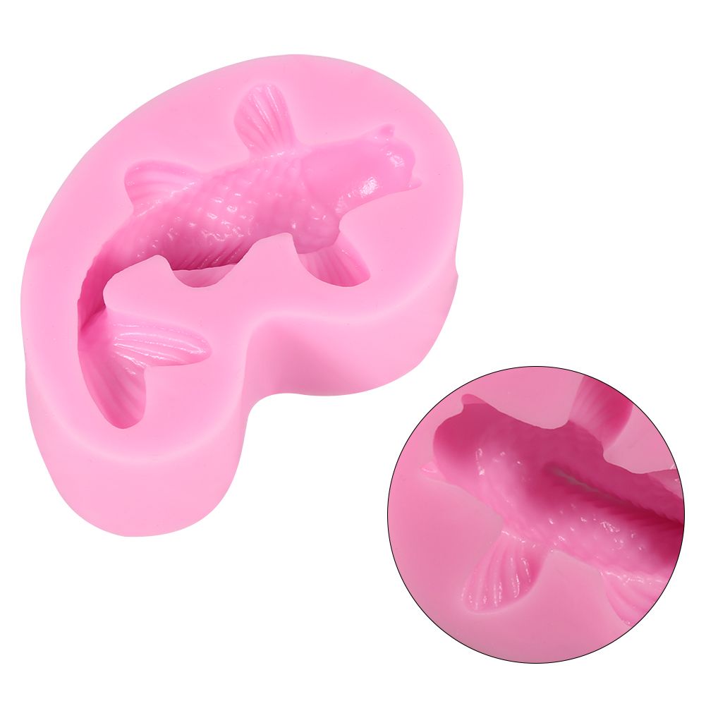 3D Fish Shape Silicone Fondant Mold Cake Decorating Tool Chocolate Sugarcraft view 10