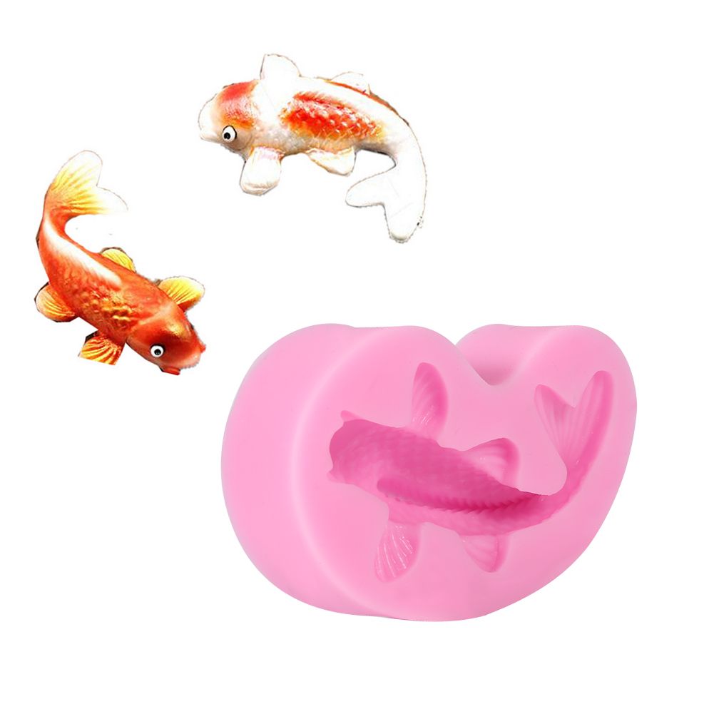 3D Fish Shape Silicone Fondant Mold Cake Decorating Tool Chocolate Sugarcraft view 11
