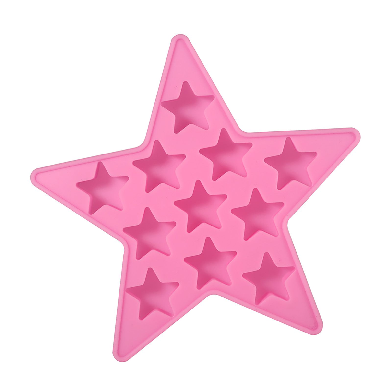 Five Star Shaped Cool Silicone Ice Cube Tray Freeze Mold Maker Tools for Club view 10