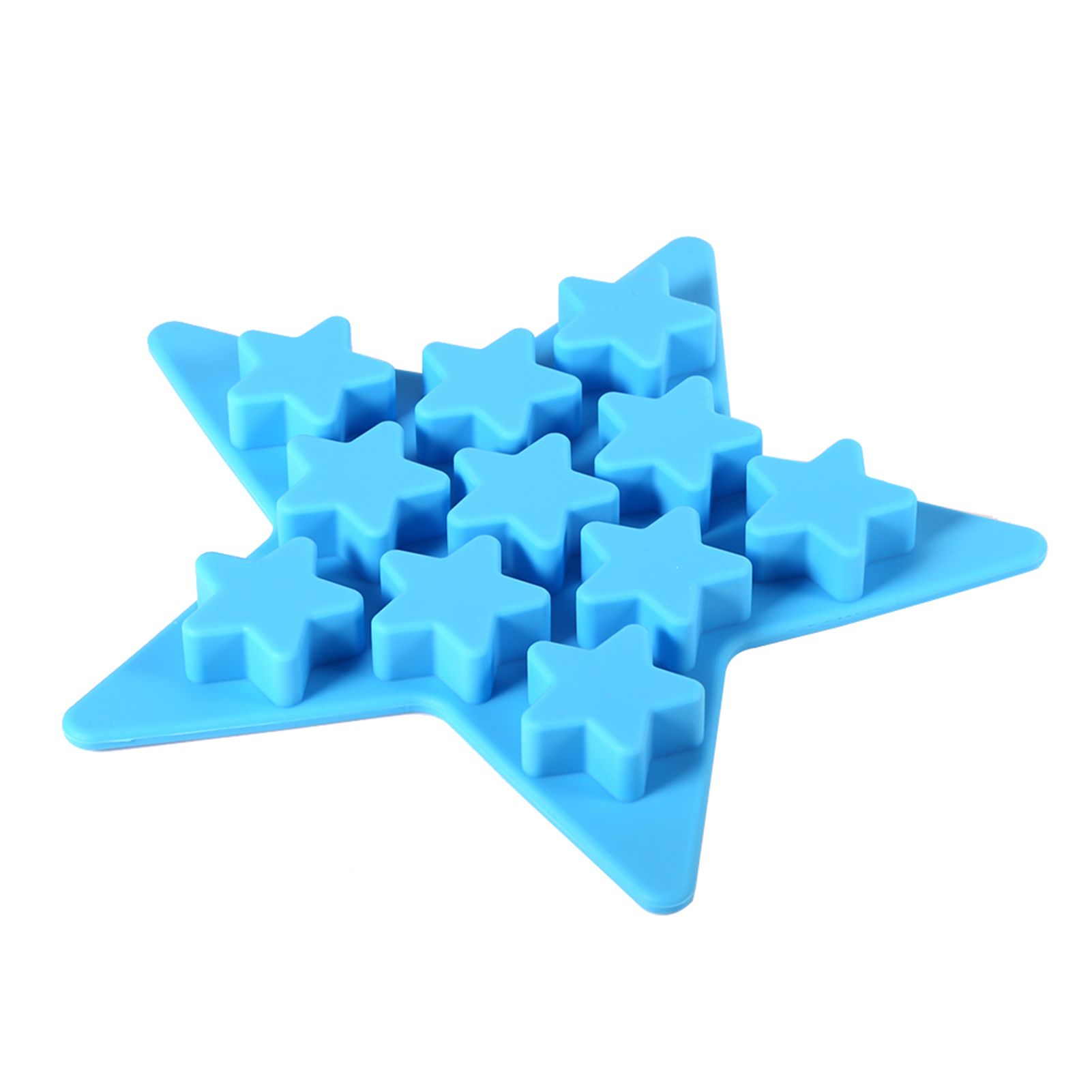 Five Star Shaped Cool Silicone Ice Cube Tray Freeze Mold Maker Tools for Club view 2